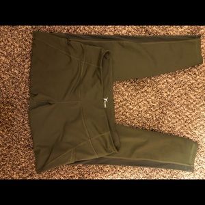 Army green leggings with pockets sz-L